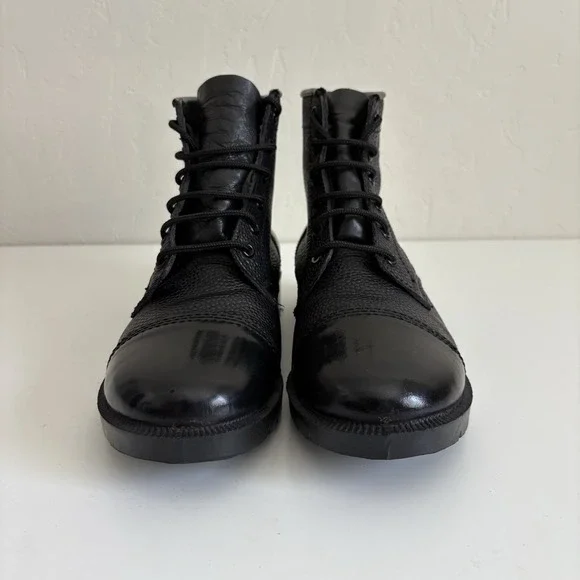 GRAFTERS M166A Black Men's 7 (Unisex) Polished Toe Cadet Combat Military Boots - Picture 4 of 12